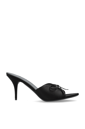 【関税＆送料込み】Jil Sander Black Mules With Low Heel And JIL SANDER | Black Women's Mules And Clogs | YOOX